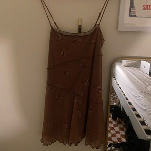 Urban outfitters moxie mesh mini dress